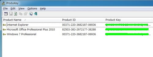 プロダクトキーを調べる Produkey Pcマスターへの道