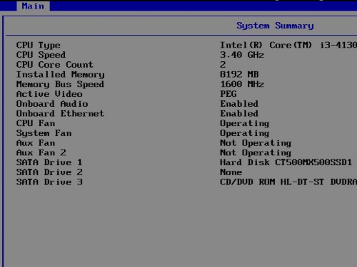 System Summary