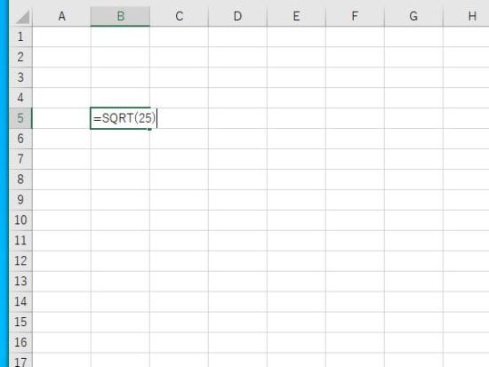 SQRT関数