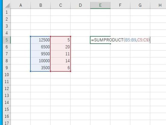 SUMPRODUCT関数