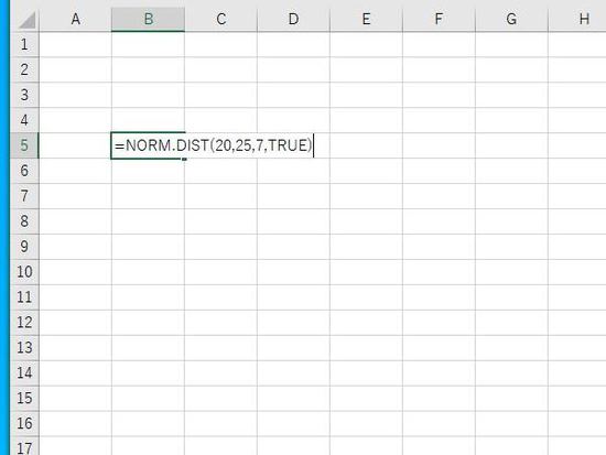 NORM.DIST関数