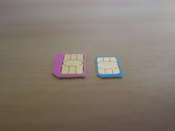 MicroSIMとNanoSIM