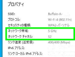 帯域とチャンネル