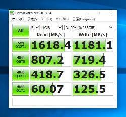 PCI-E×2のベンチマークテスト