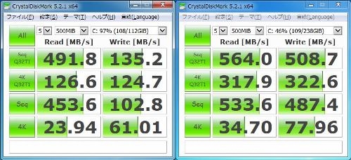 SSDの変更