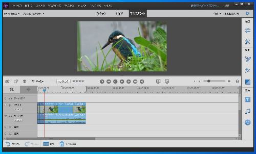 Adobe Premiere Elementsでのトリミング