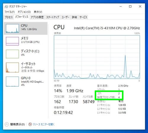 タスクマネージャー